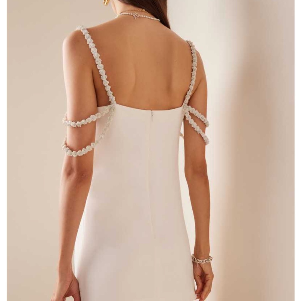 Alexis Ciena Embellished Crepe Mini Dress